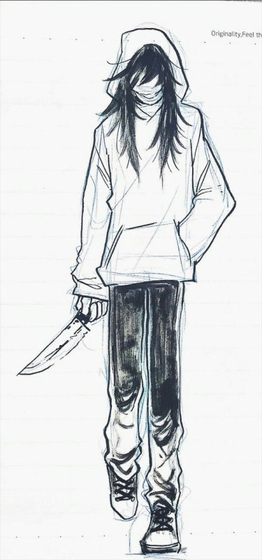 Джефф убийца аниме для срисовки