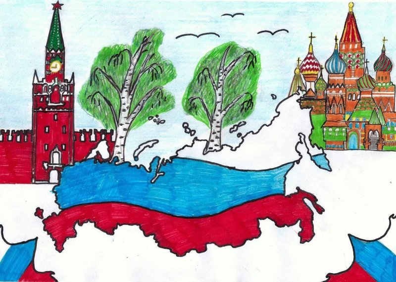 Иллюстрация на тему Россия