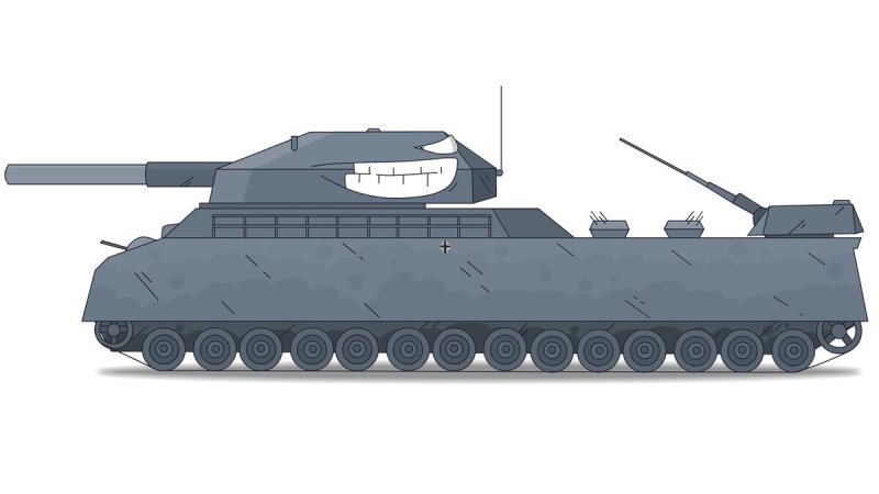 Танк р1000 Ratte