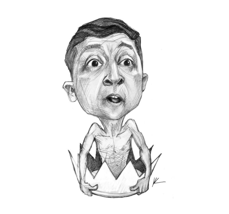 Зеленский caricature