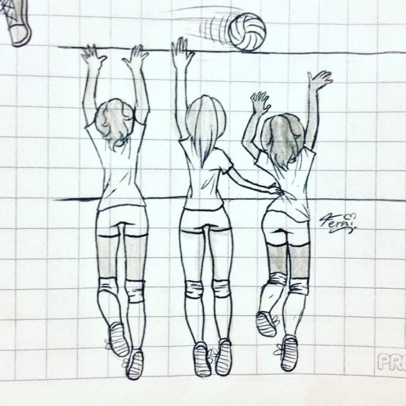 Спорт рисунок карандашом