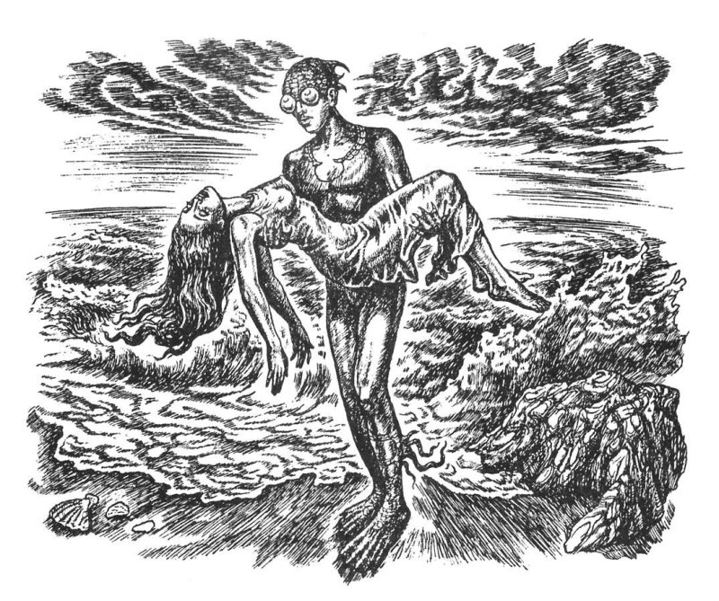 Беляев человек амфибия иллюстрации к книге