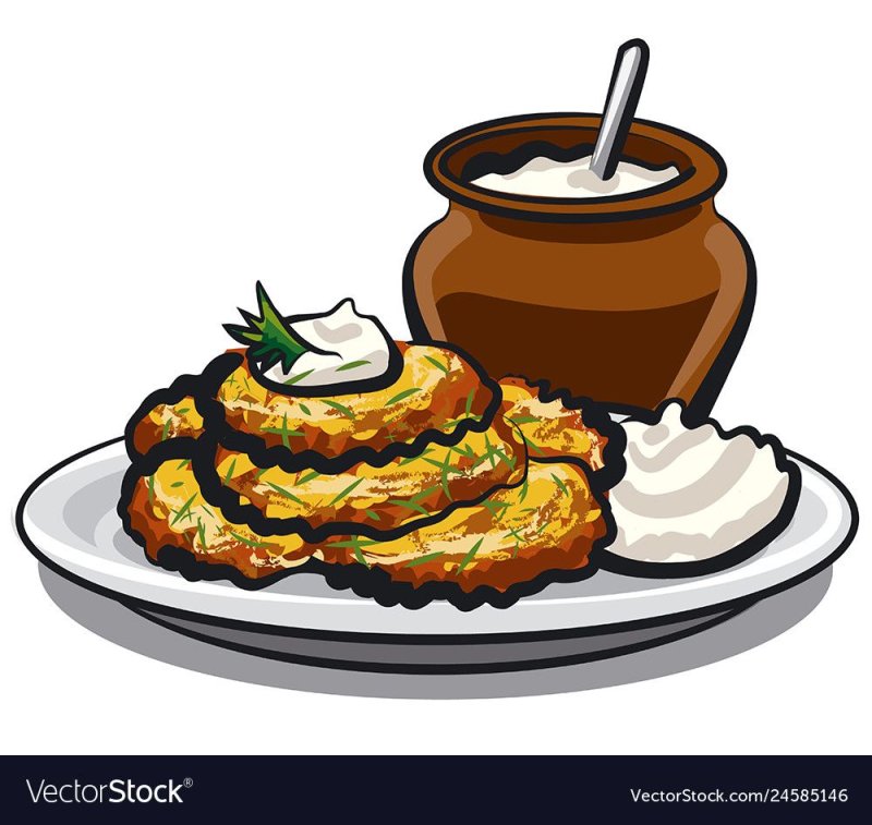 Картофельные драники рисунок