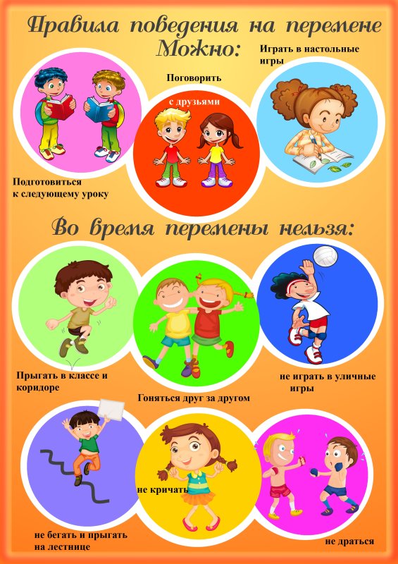 Правила поведения в школе для начальных классов 1 класс