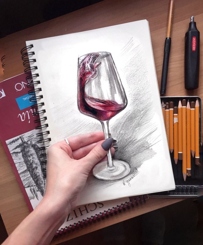 Рисунки карандашом предметы