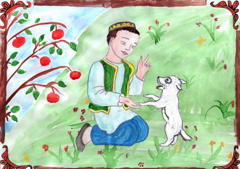 Рисунки по произведениям Габдуллы Тукая для детей на конкурс
