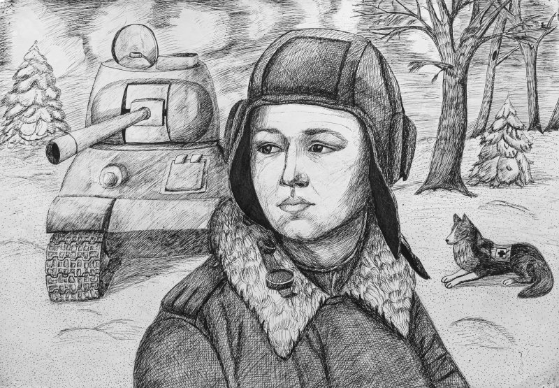 Рисунки на военную тему