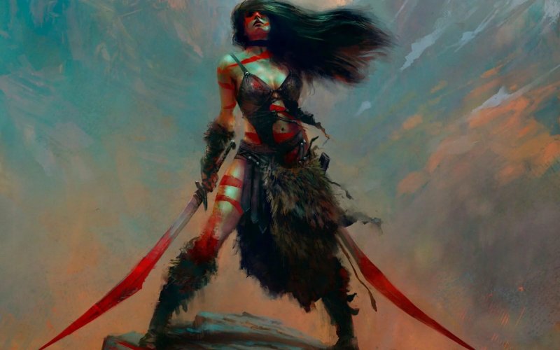 Clyde Caldwell воительницы