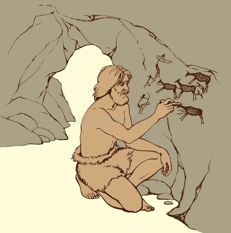 Рисунки древних людей