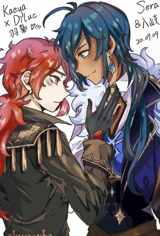 кэйа и дилюк