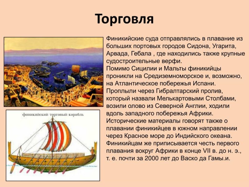 Финикия торговля древний мир