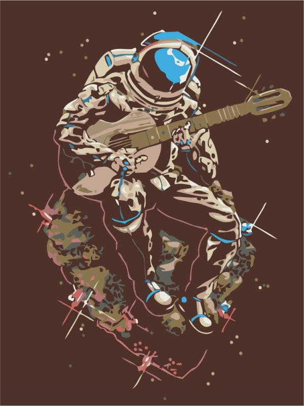 Космонавт арты