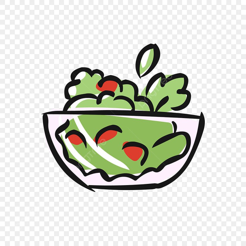 Овощной салат вектор