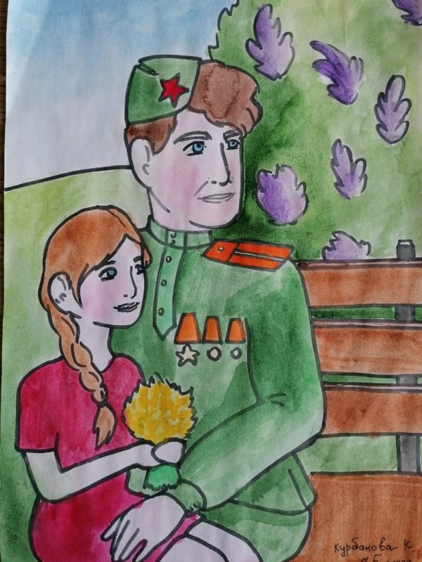 Рисунок воинская Слава