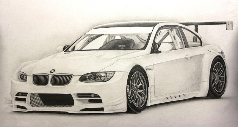BMW m3 GTR контур