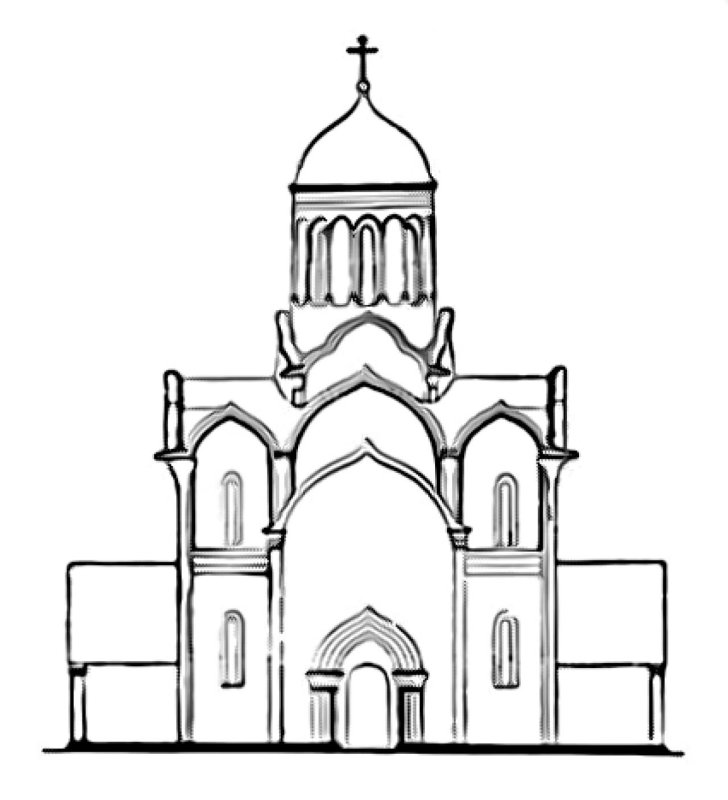 Эскиз храма