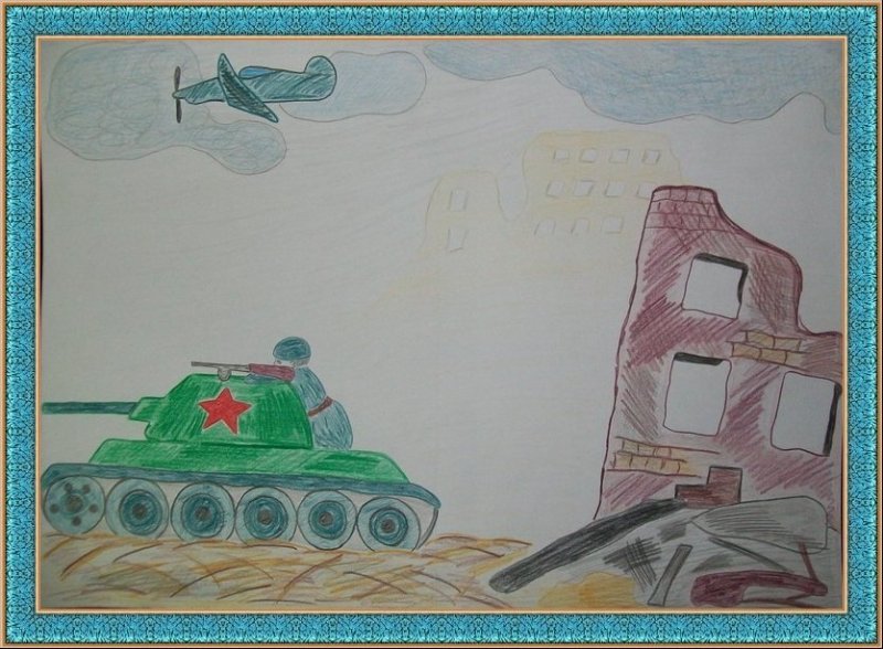 Оборона Тулы рисунок