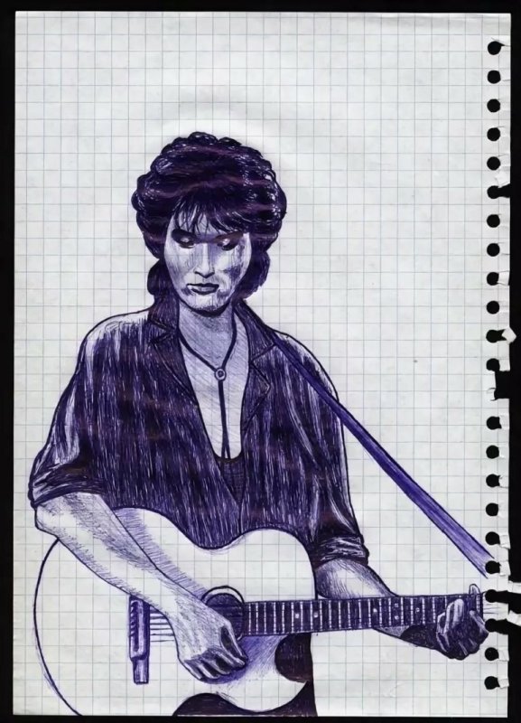 Виктор Цой портрет