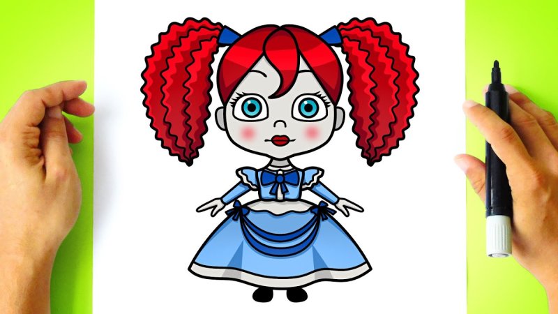 Poppy Playtime рисовать