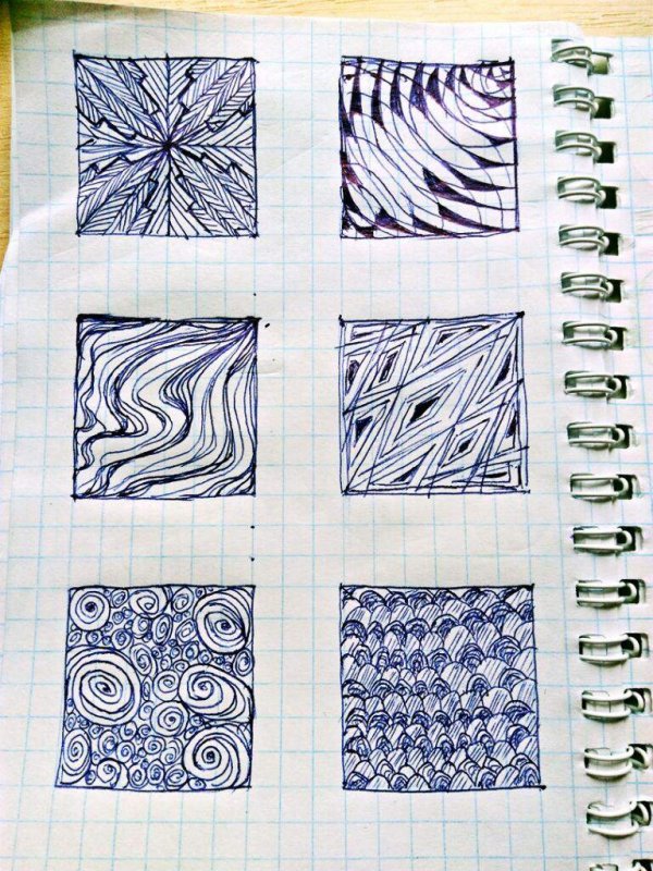 Узоры ручкой