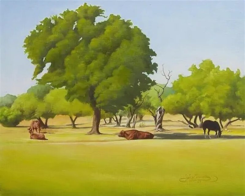 Рисунок к пьесе пастораль