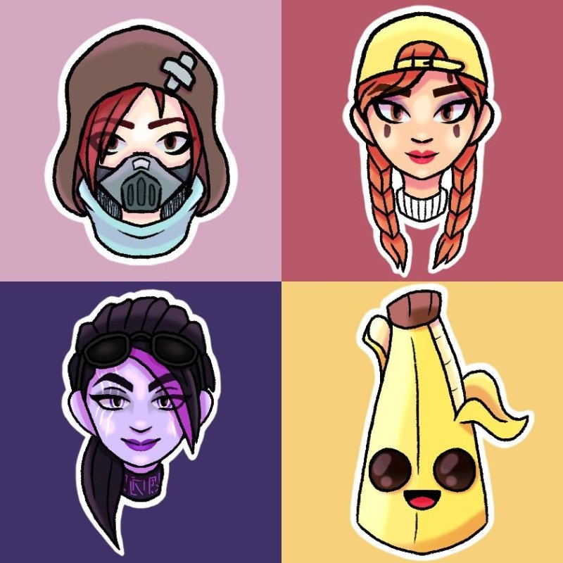 Fortnite Стикеры