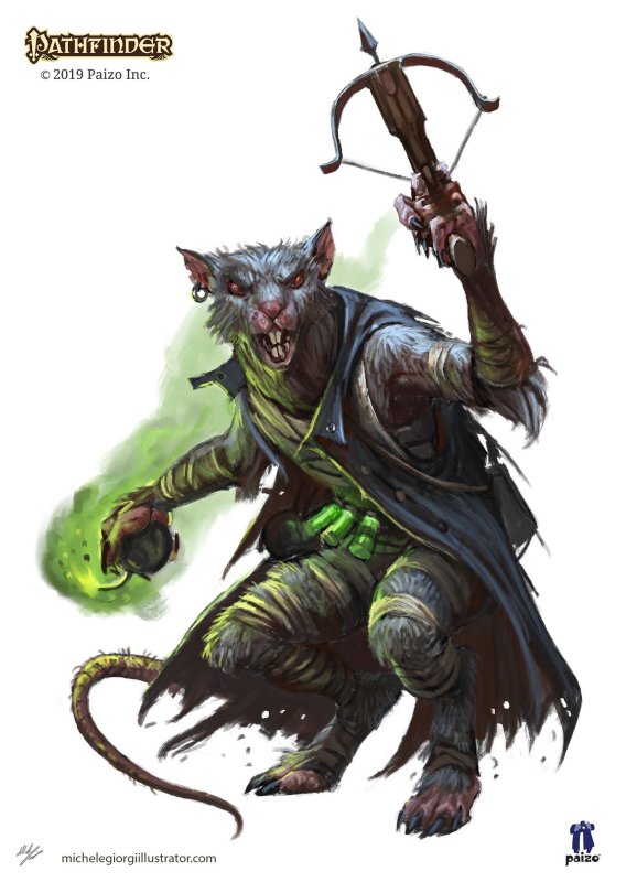 Pathfinder крысолюд