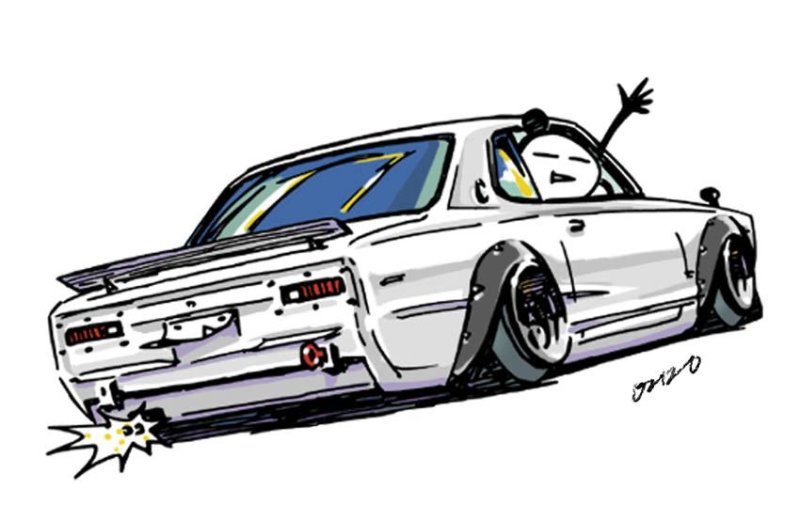 JDM машины для рисования