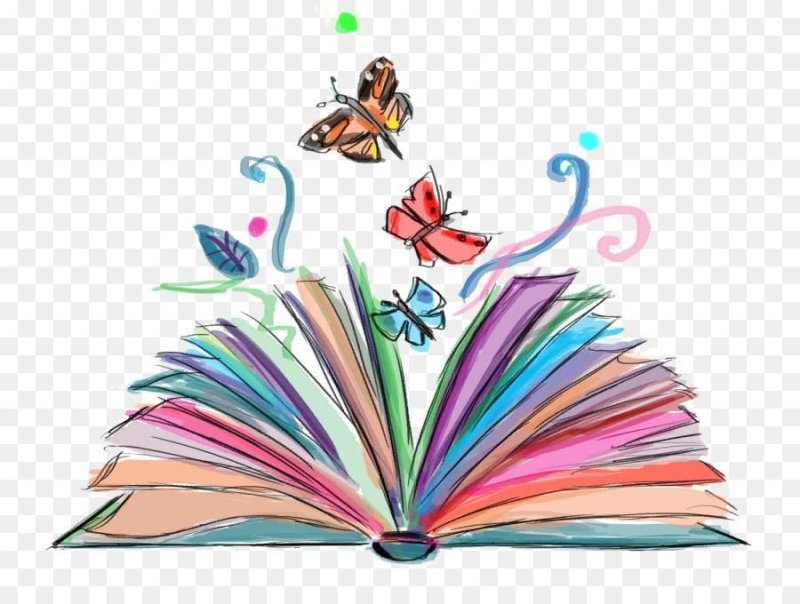 Клипарт книги на прозрачном фоне