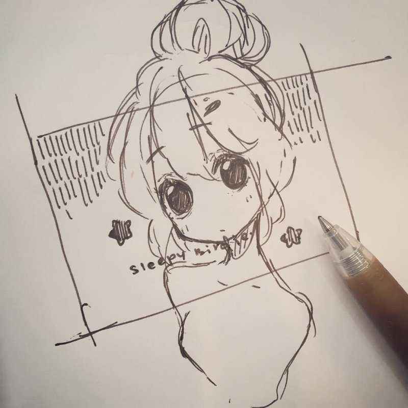 Небольшие рисунки аниме