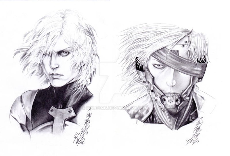Metal Gear Solid Raiden Art