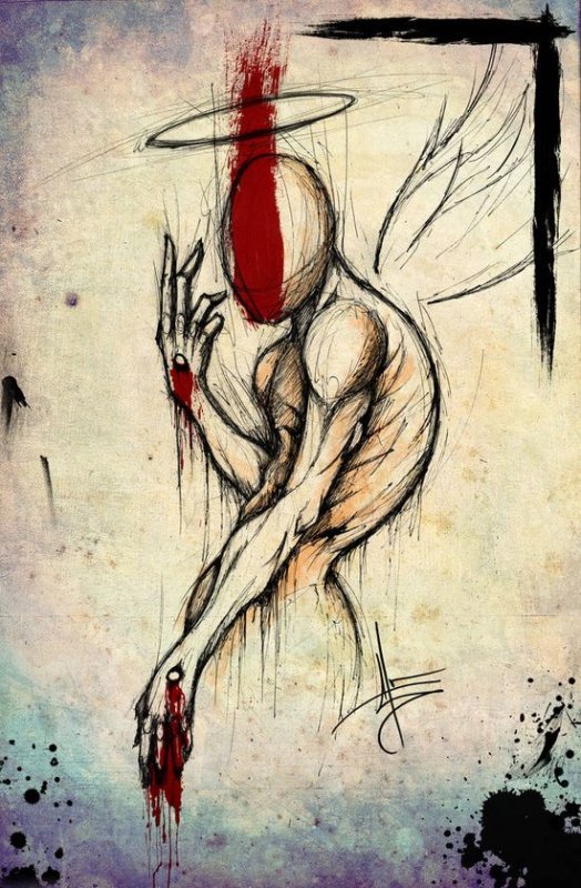 Шон Косс рисунки психические заболевания