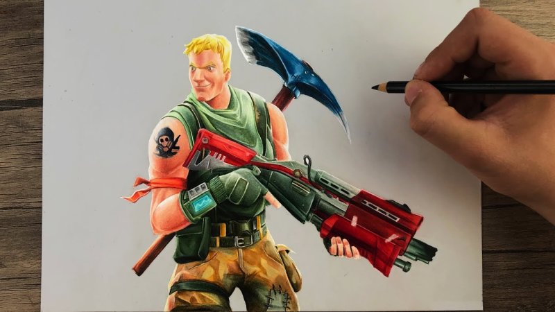 Персонажи из ФОРТНАЙТ из пластилина