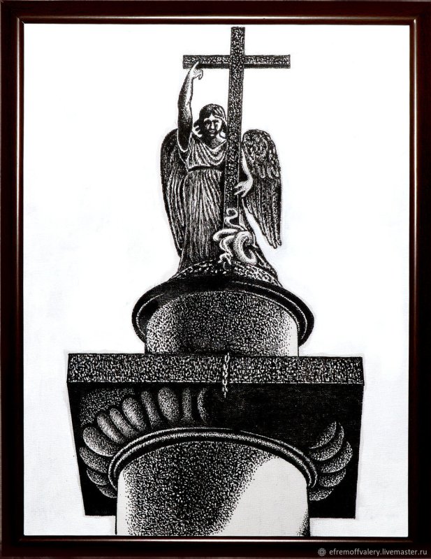 Александровская колонна раскраска