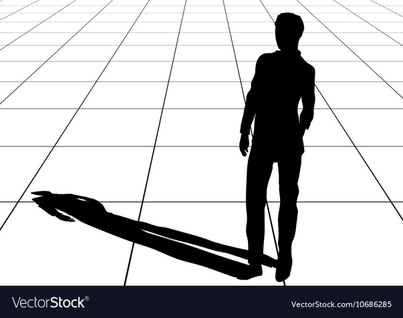 В тени человека