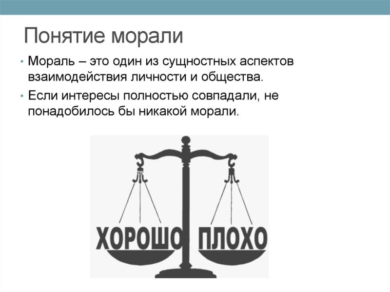 Термин мораль