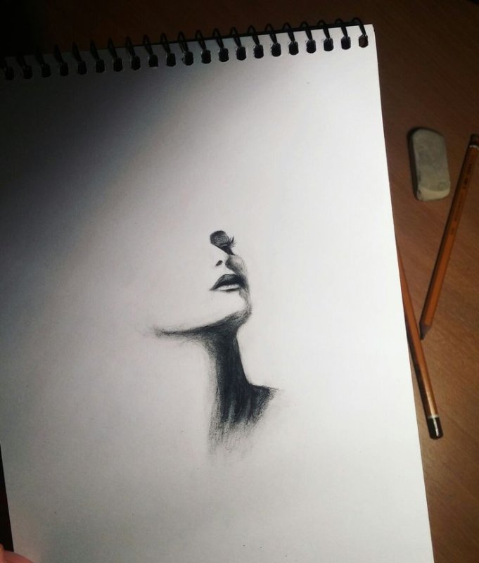 Рисунки с тенями карандашом