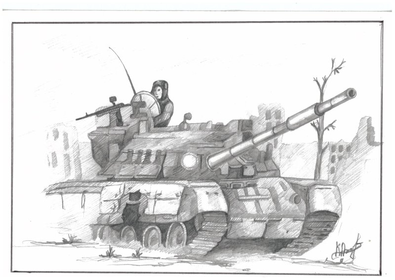 Танки рисунки карандашом