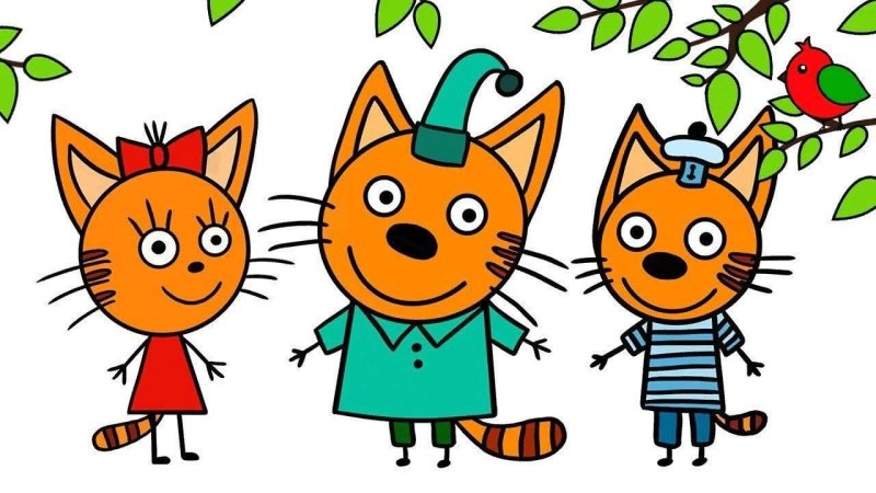 Три кота Коржик Карамелька и компот