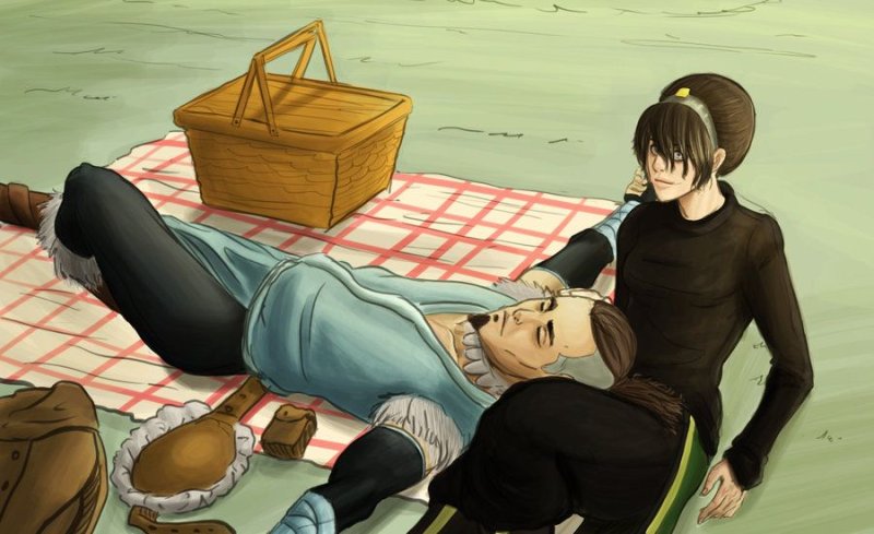 Sokka and Toph