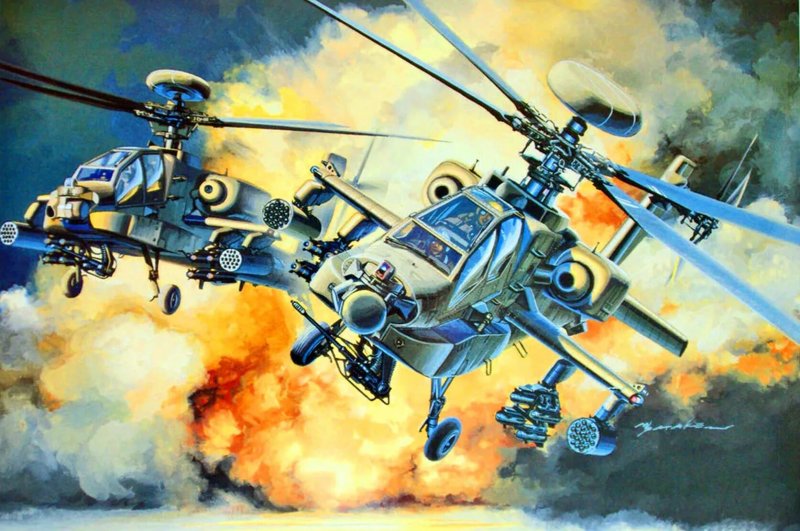 Вертолёт Ah-64a Apache