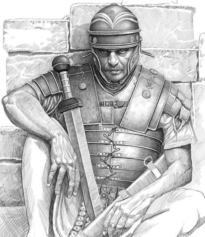 Римский воин легионер