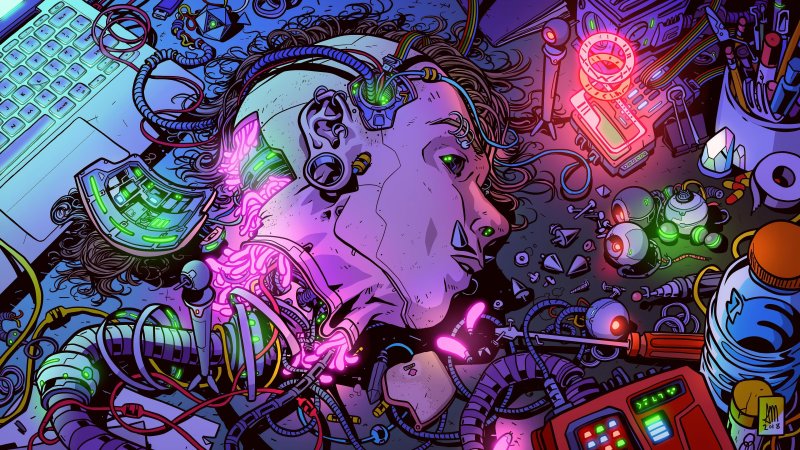 Cyberpunk арт панк