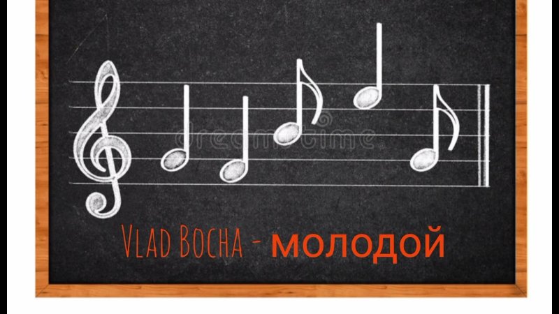Школьная доска с нотами