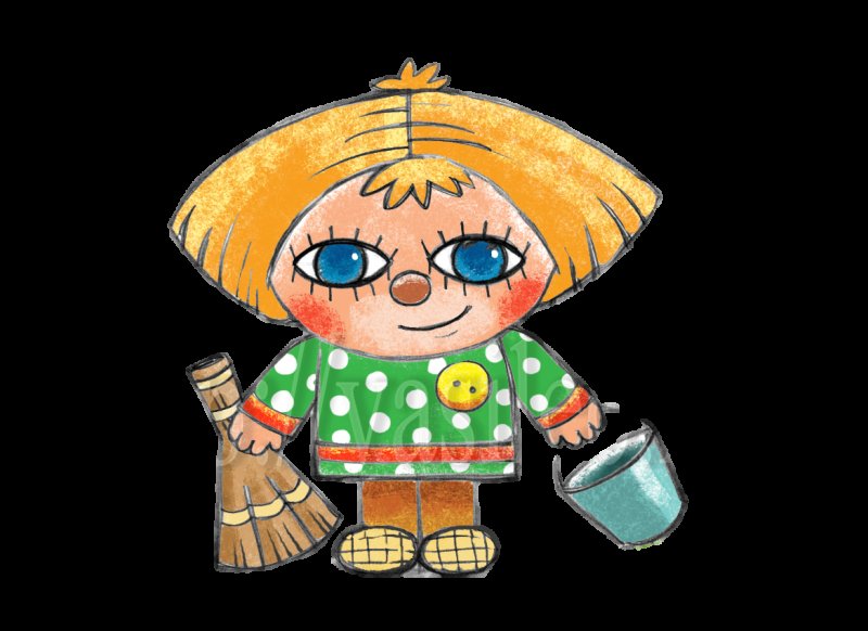 рисунок домовенка кузи