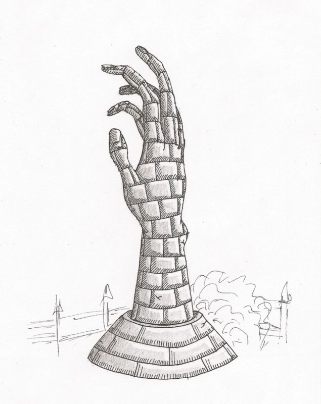 Скульптура несложная рисунок