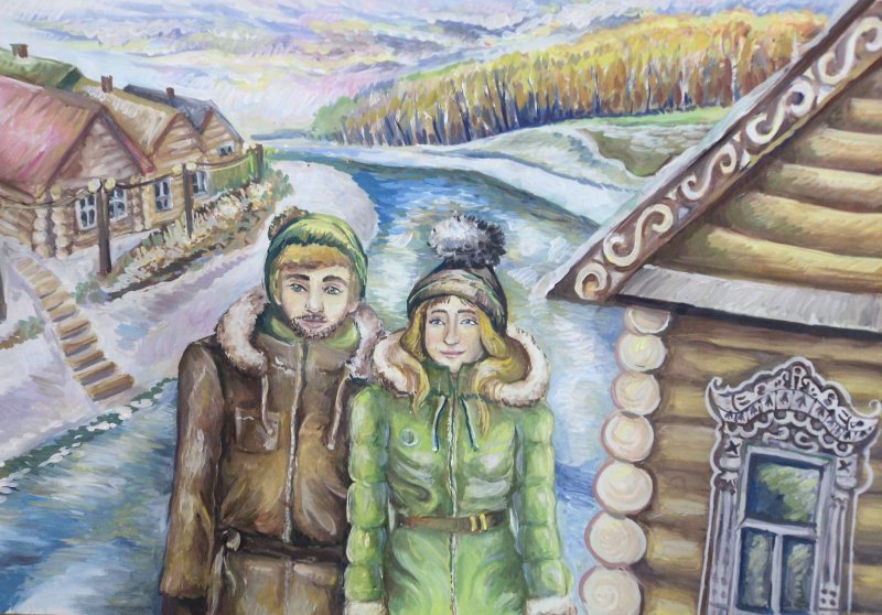 Рисунок на тему моя Сибирь