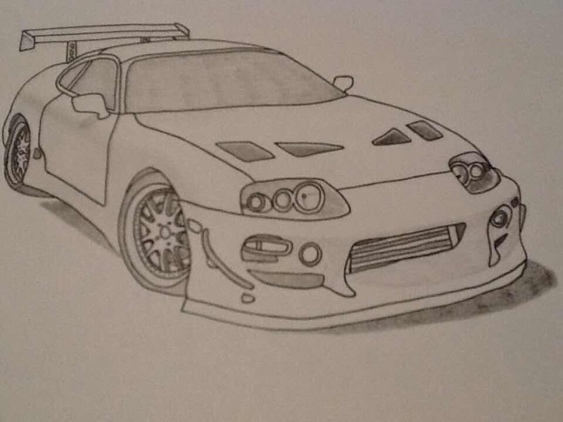 Toyota Supra mk4 Art