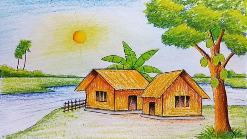 Рисунок на тему лето