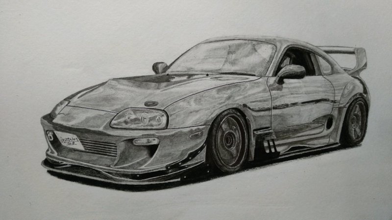 Toyota Supra a80 Art